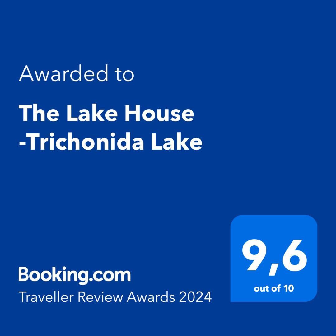 The Lake House" -Trichonida Lake Marathias  Ngoại thất bức ảnh